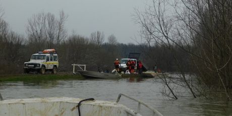 GSS-ovci na poplavljenim područjima (Foto: GSS)