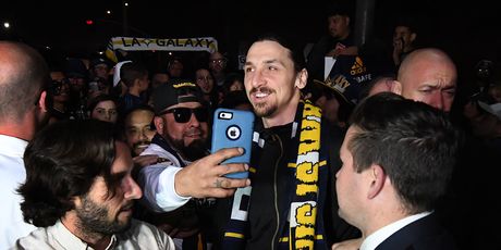 Zlatan Ibrahimović stigao u LA (Foto: AFP)