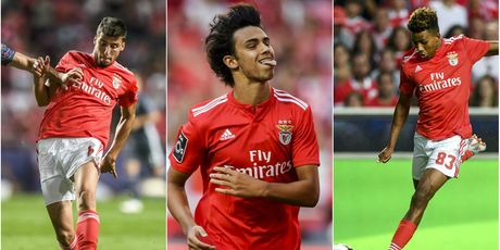 Ruben Dias, Joao Felix i Gedson (Foto: AFP)