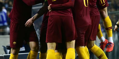 Slavlje igrača Rome (Foto: AFP)