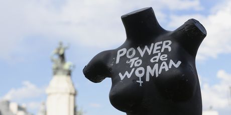 Prosvjed povodom Dana žena, Ilustracija (Foto: JUAN MABROMATA / AFP)