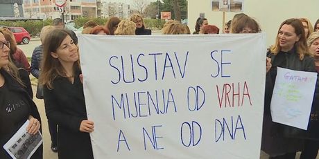 Prosvjed socijalnih radnika (Foto: Dnevnik.hr) - 3