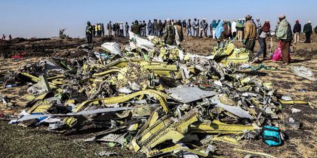 Srušeni avion u Etiopiji (Foto: AFP)