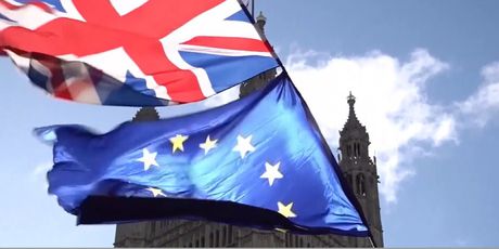 Zastave Engleske i Europske unije (Foto: Dnevnik.hr)