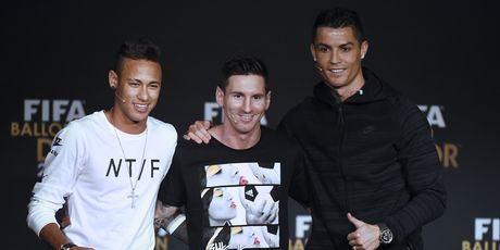 Messi, Neymar, Cristiano Ronaldo (Foto: AFP)