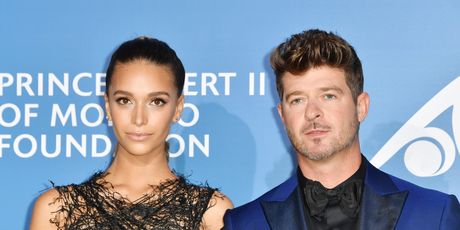 Robin Thicke i April Love Geary (Foto: AFP)