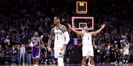 D\'Angelo Russell slavi pobjedu (Foto: AFP)