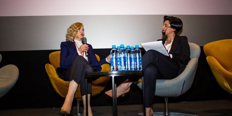 Jadranka Sloković u razgovoru s voditeljicom Katarinom Moškatelo (Foto: Samir Cerić Kovačević)