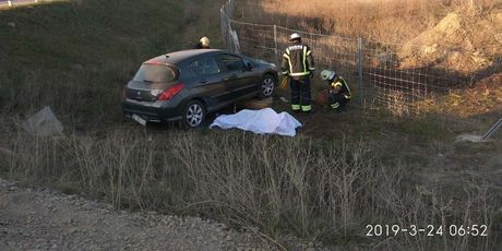 Nesreća kod Petrijevaca (Foto: JVP Osijek)
