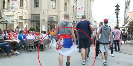Provocirao hrvatske navijače (Sanjin Strukić/Pixsell)