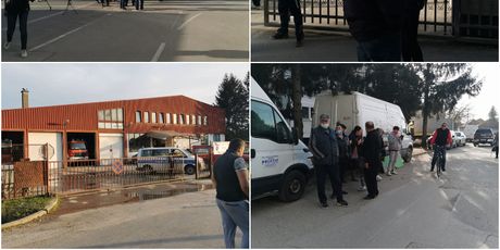 Prosvjed građana u Petrinji