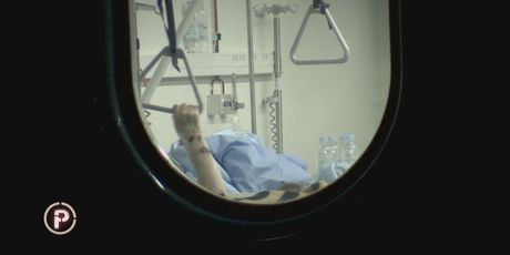 Pacijent u bolnici, ilustracija