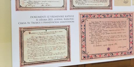 Dokumenti pronađeni u karlovačkoj crkvi - 1