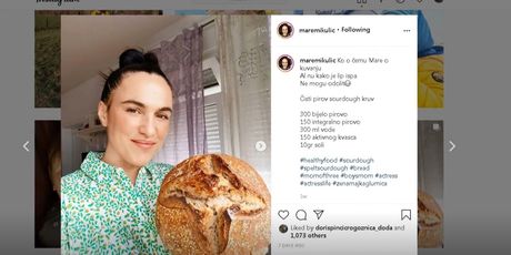 Objava Marijane Mikulić na Instagramu - 2