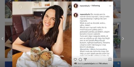 Objava Marijane Mikulić na Instagramu - 3