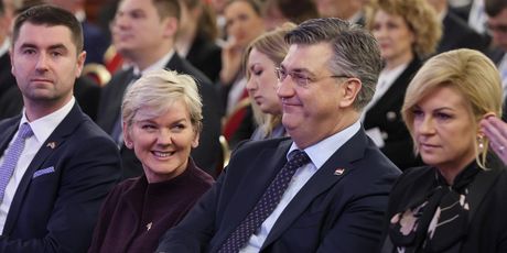 Andrej Plenković i Kolinda Grabar-Kitarović na ministarskom sastanku PTECCP-a - 2