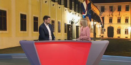 Predsjednik SDP-a Peđa Grbin u studiju Dnevnika Nove TV - 5