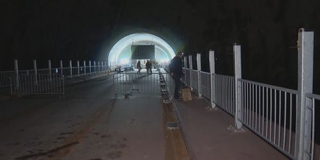 Uoči spajanja mosta Cetina