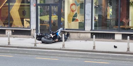 Prometna nesreća, motociklist sletio s ceste - 4