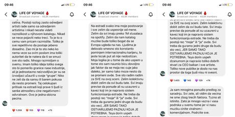 Voyage poruke (2)