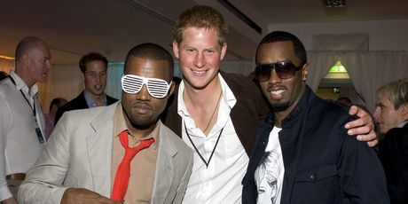 Princ Harry, Sean Diddy Combs i Kanye West - 2