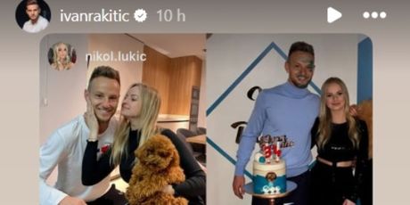 Ivan Rakitić i sestra Nikol