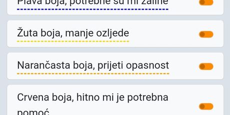 Aplikacija Krizor - 2