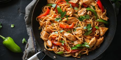 Stir fry s piletinom