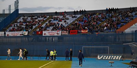 Navijači Kurilovca na jugu Maksimira