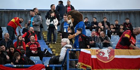 Navijači Kurilovca na jugu Maksimira