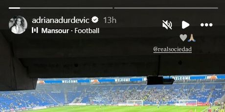 Adriana Ćaleta-Car na Instagramu