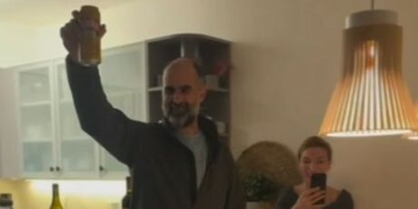 Daria Lorenci Flatz sa suprugom