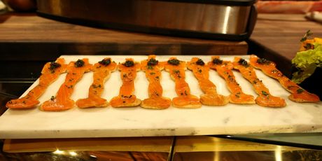 Dimljeni losos s kavijarom