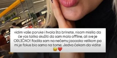 Meri Goldašić na Instagramu