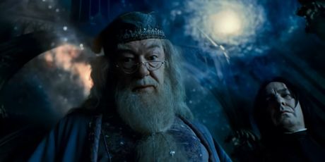 Michael Gambon i Alan Rickman