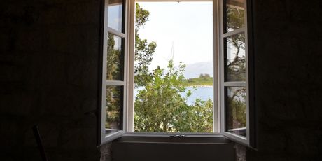 Pogled iz apartmana na Vrniku