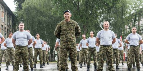 Vojnici na grupnom vježbanju (Foto: Filip Popović/Hrvatska vojska)