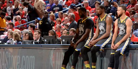 Durant, Curry i Green (Foto: AFP)