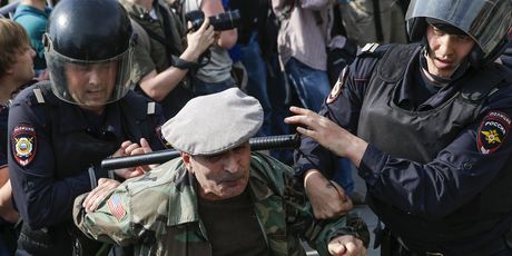 Prosvjedi u Rusiji (Foto: AFP)