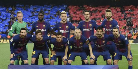 Momčad Barcelone (Foto: AFP)