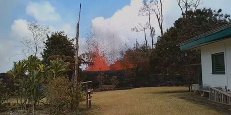 Havaji: Lava u dvorištu (Foto: screenshot/Reuters) - 2