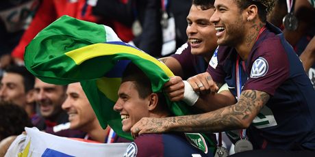 Slavlje igrača PSG-a (Foto: AFP)