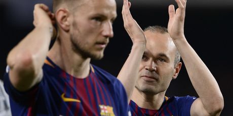 Ivan Rakitić i Andres Iniesta (Foto: AFP)