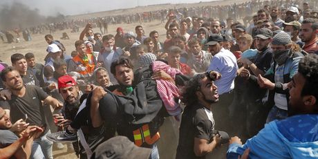 Nasilje u Pojasu Gaze nakon otvaranja američkog veleposlanstva u Jeruzalemu (Foto: AFP)