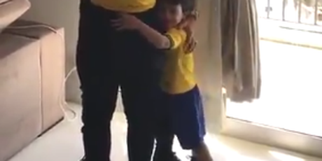 Fagner slavi s obitelji poziv na Svjetsko prvenstvo (Screenshot Twitter)