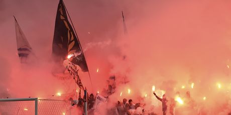 Bakljada na finalu Europske lige (Foto: AFP)