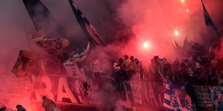 Bakljada na finalu Europske lige (Foto: AFP)