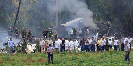 Zrakolovna nesreća na Kubi (Foto: AFP)