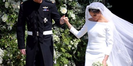 Princ Harry i Meghan Markle nakon ceremonije vjenčanja