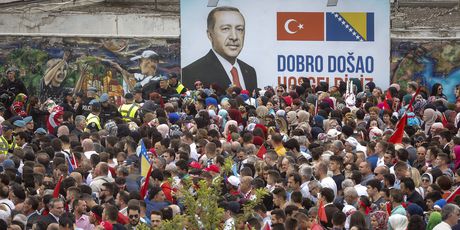 Doček Erdogana u Sarajevu (Foto: AFP)